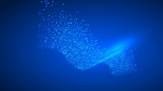 藍(lán)色光線科技風(fēng)PPT背景圖片