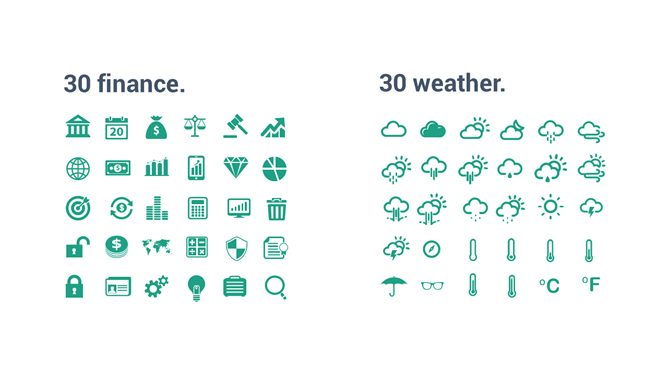 經(jīng)濟(jì)金融天氣PPT小圖標(biāo)